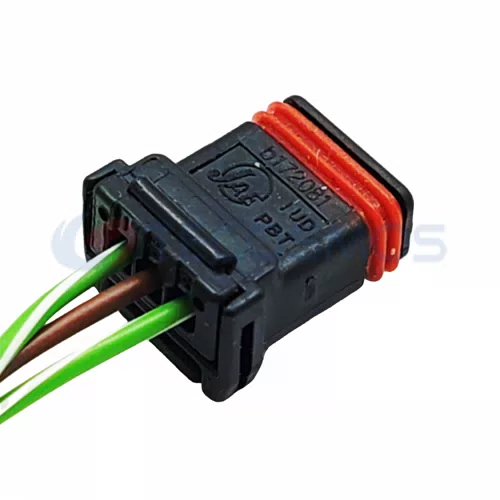 Auto Parts Right Turn signal Plug Wire Socket Connector for Volkswagen 3-pin Female 670-3141 - image 2